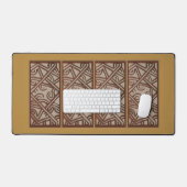 Schreibtischunterlage mit Design aus Neuguinea (Tastatur & Maus)