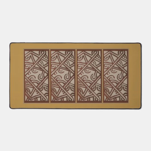 Schreibtischunterlage mit Design aus Neuguinea (Vorderseite)