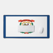 Schreibtischunterlage mit Flagge des Bundesstaates (Tastatur & Maus)
