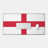 Schreibtischunterlage mit Flagge Englands, UK (Tastatur & Maus)