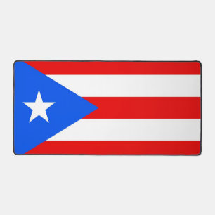 Schreibtischunterlage mit Flagge von Puerto Rico,