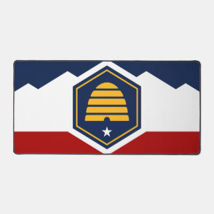 Schreibtischunterlage mit Flagge von Utah, USA
