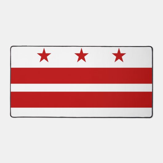 Schreibtischunterlage mit Flagge von Washington DC (Vorderseite)
