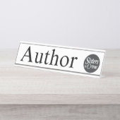 Schreibtischunterschrift Schreibtischnamensplakette (Vorderseite )