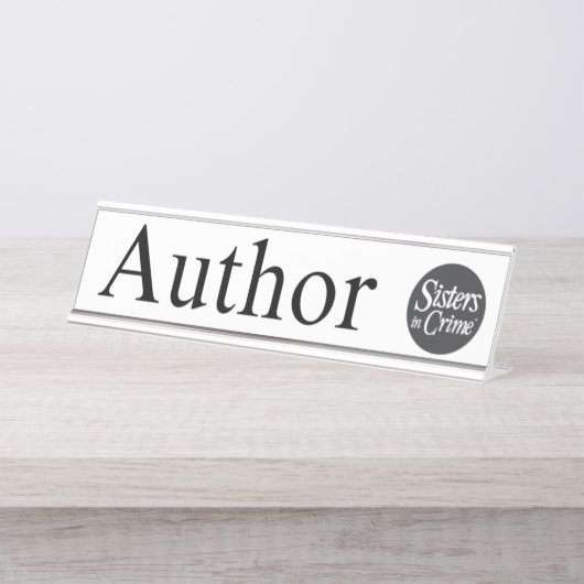 Schreibtischunterschrift Schreibtischnamensplakette (Vorderseite )