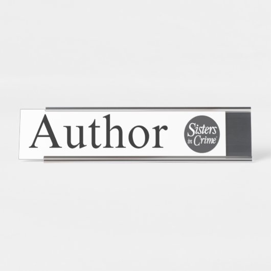 Schreibtischunterschrift Schreibtischnamensplakette (Vorderseite )