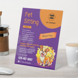 Schreibtischunterschrift Sockelschild