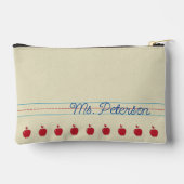 Schreibübungen Notebook Apple Pouch Zubehörtasche (Rückseite)