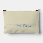 Schreibübungen Notebook-Lehrer Geschenkpapier Zubehörtasche (Rückseite)