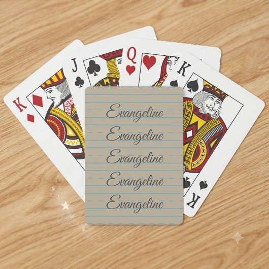 Schreibübungsheft Spielkarten