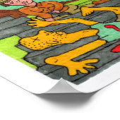 Schreibunterricht 3 poster (Ecke)