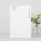Schreibwaren auf der Seite Briefpapier (Stehend Vorderseite)