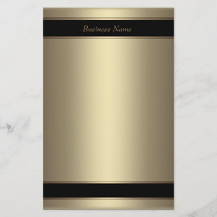 Schreibwaren Beige Metall Schwarz Bronze Briefpapier