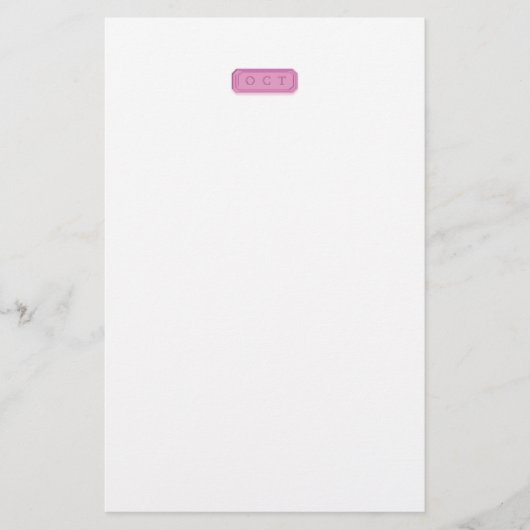 Schreibwaren Briefpapier (Vorderseite)