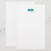 Schreibwaren Briefpapier (Vorne/Hinten)