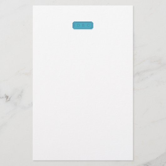 Schreibwaren Briefpapier (Vorderseite)