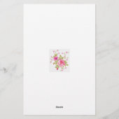 Schreibwaren Briefpapier (Rückseite)