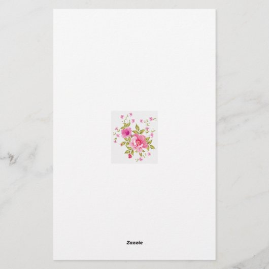 Schreibwaren Briefpapier (Rückseite)