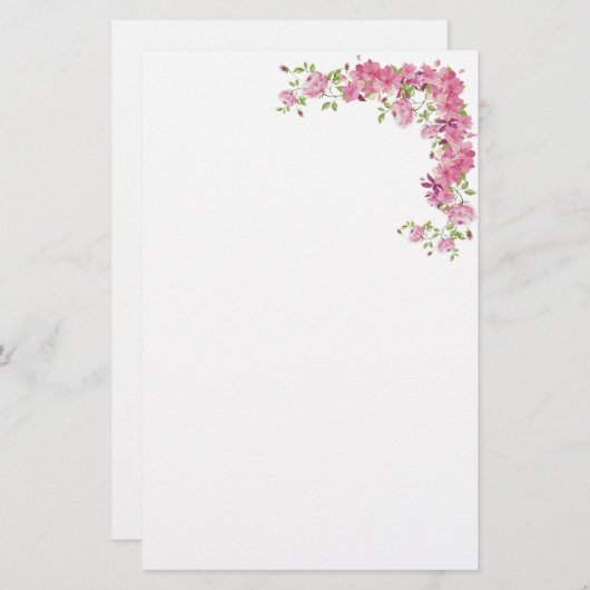 Schreibwaren Briefpapier (Vorne/Hinten)