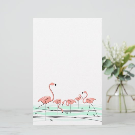 Schreibwaren der Flamingo Ocean Group Briefpapier (Stehend Vorderseite)