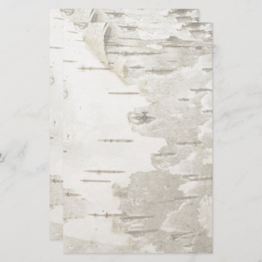 Schreibwaren für Birch Office Briefpapier (Vorne/Hinten)