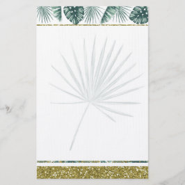 Schreibwaren für hübsche tropische Blätter Briefpapier