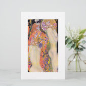SCHREIBWAREN: GUSTAV KLIMT: WASSERDIENSTE II BRIEFPAPIER (Stehend Vorderseite)
