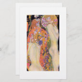 SCHREIBWAREN: GUSTAV KLIMT: WASSERDIENSTE II BRIEFPAPIER (Vorne/Hinten)
