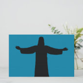 Schreibwaren jesus christus briefpapier (Stehend Vorderseite)