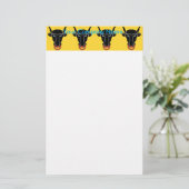 Schreibwaren mit der Flagge des Kantons Uri, Schwe Briefpapier (Stehend Vorderseite)