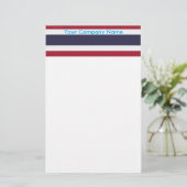 Schreibwaren mit der Flagge Thailands Briefpapier (Stehend Vorderseite)