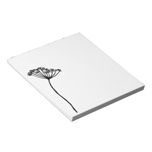 Schreibwaren und Minimalistische botanische Schrif Notizblock (angewinkelt)