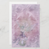 Schreibwaren von Fairy Swirl Briefpapier (Vorne/Hinten)
