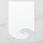 Schreibwaren von Ocean Wave Briefpapier (Vorderseite)