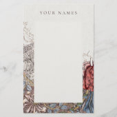 SCHREIBWAREN: WILLIAM MORRIS : HONEYSUCKLE + TULIP BRIEFPAPIER (Vorderseite)