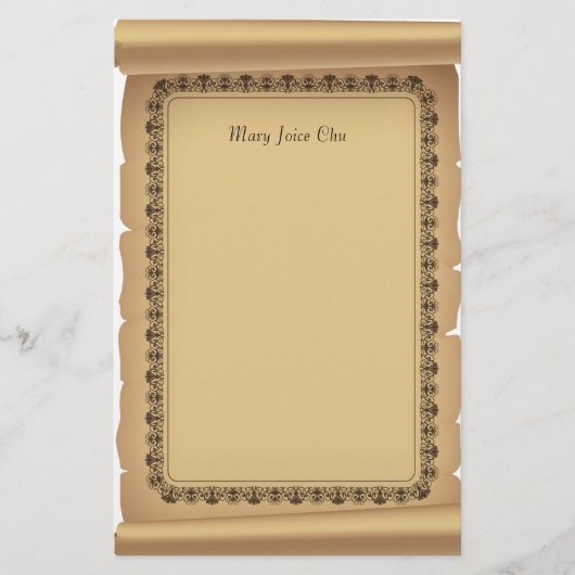 Schreibwarenrolle Briefpapier (Vorderseite)