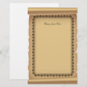Schreibwarenrolle Briefpapier (Vorne/Hinten)