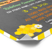 Schreibweise der Biene Poster (Ecke)