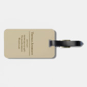 Schreibweise "Jungle Master" Gepäckanhänger (Rückseite horizontal)