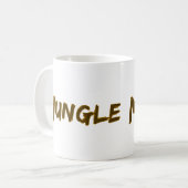 Schreibweise "Jungle Master" Kaffeetasse (Vorderseite Links)