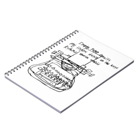 Schreibwriter haiku notizblock (Linke Seite)