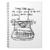 Schreibwriter haiku notizblock (Vorderseite)