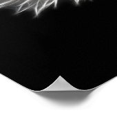 Schreie American Bald Eagle Head Poster (Ecke)