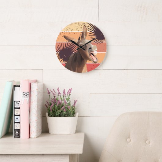 Schreie der Donkey-Wall-Uhr Große Wanduhr (Lesesaal)