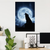 Schreie des Nachtplakats Poster (Heimbüro)