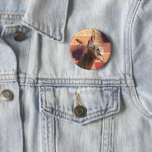 Schreie Donkey Summer Vibes Button (Beispiel)