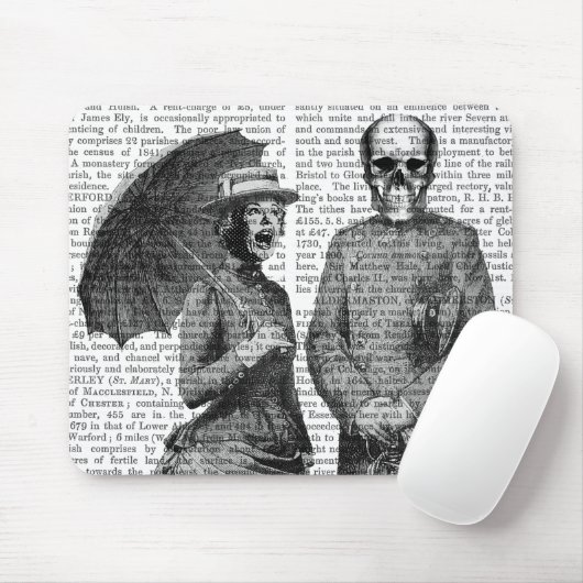 Schreie Frauen und Schädel Mousepad (Mit Mouse)