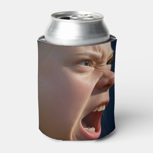 Schreie Girl kann kühler werden Dosenkühler (Kanne Vorderseite)