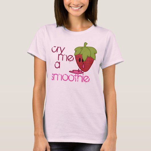 Schreie ich ein Smoothie T-Shirt (Vorderseite)