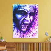 Schreie Leinwanddruck (Insitu (Wohnzimmer))